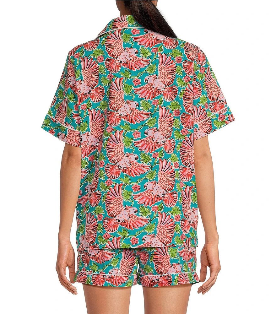 Playful Parrots PJ"s Short Set