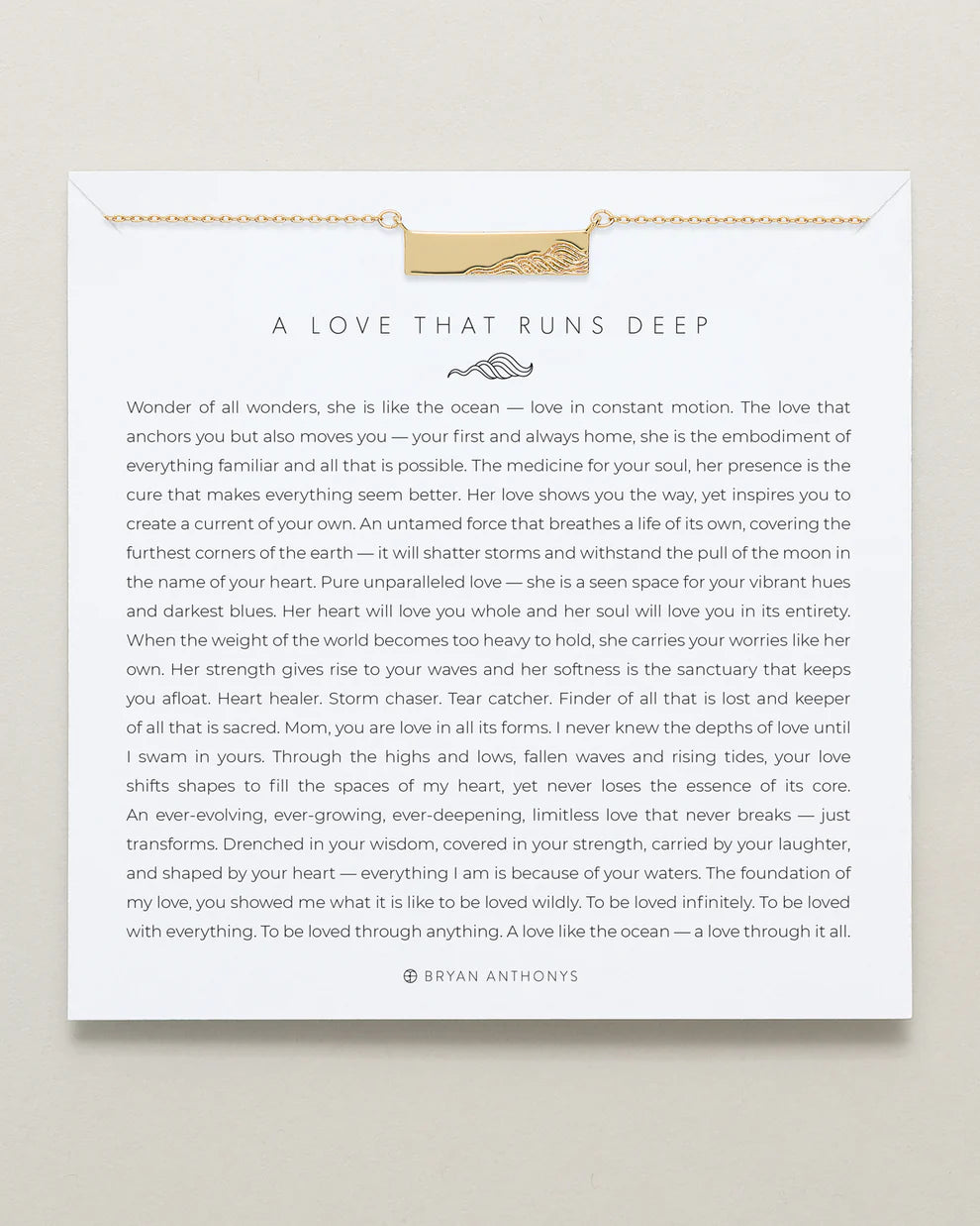 A Love That Runs Deep Necklace