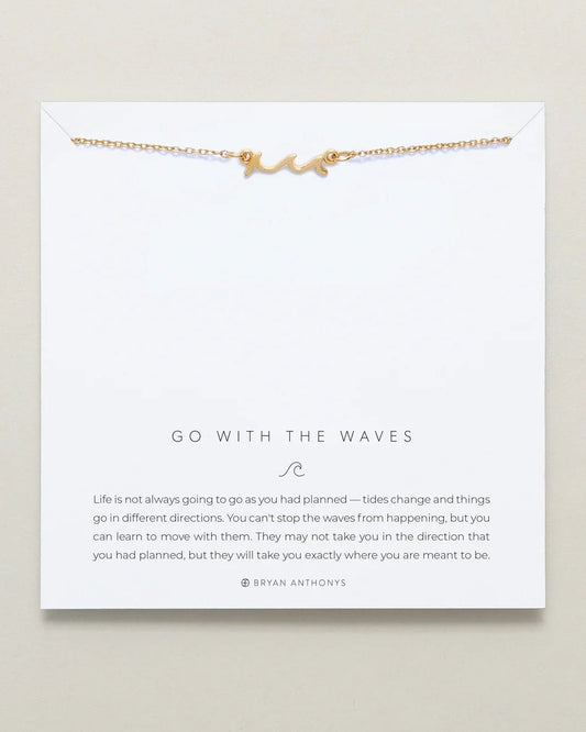 GO WITH THE WAVES NECKLACE