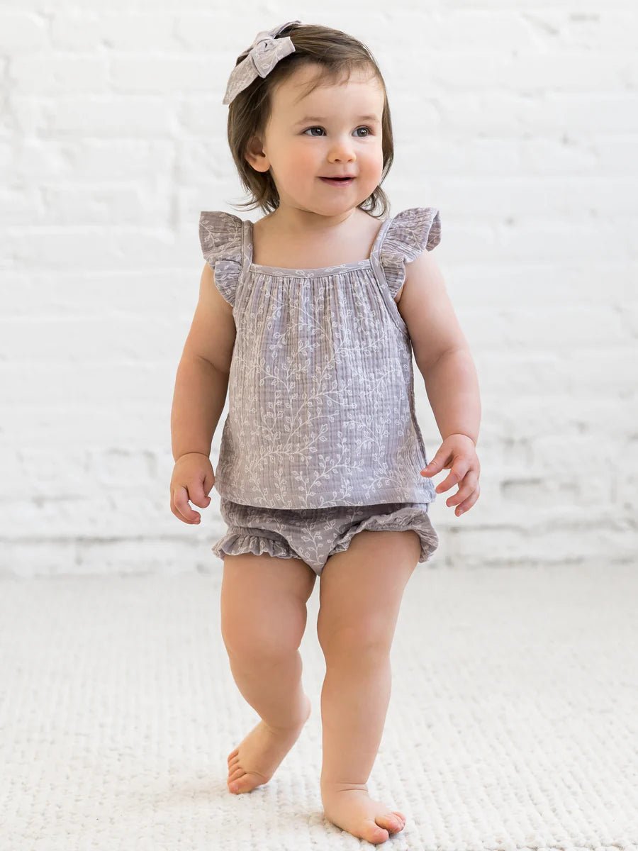 Suki Muslin Tank and Bloomer Set