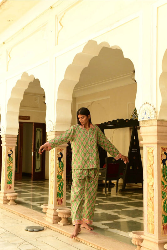 Jaipur Jade Long Pajamas