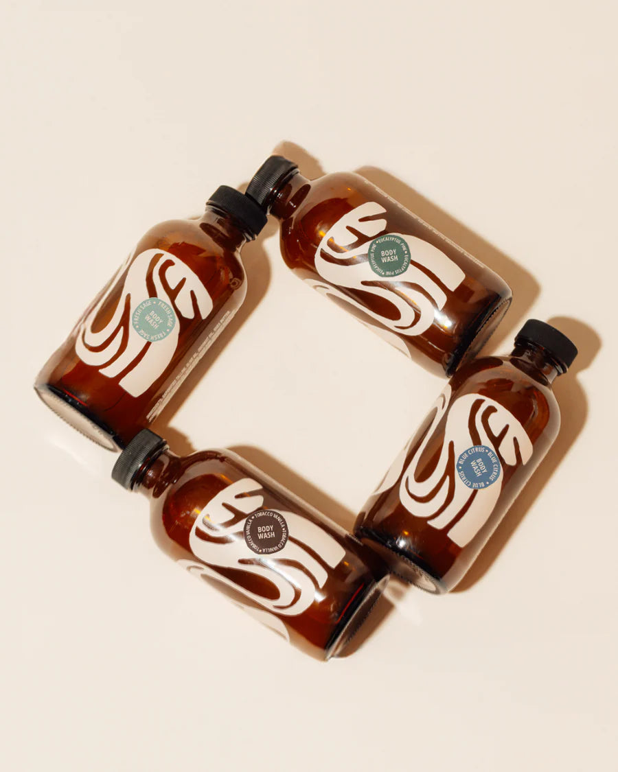 Natural Tallow & Honey Body Wash with Organic Ingredients - 16oz