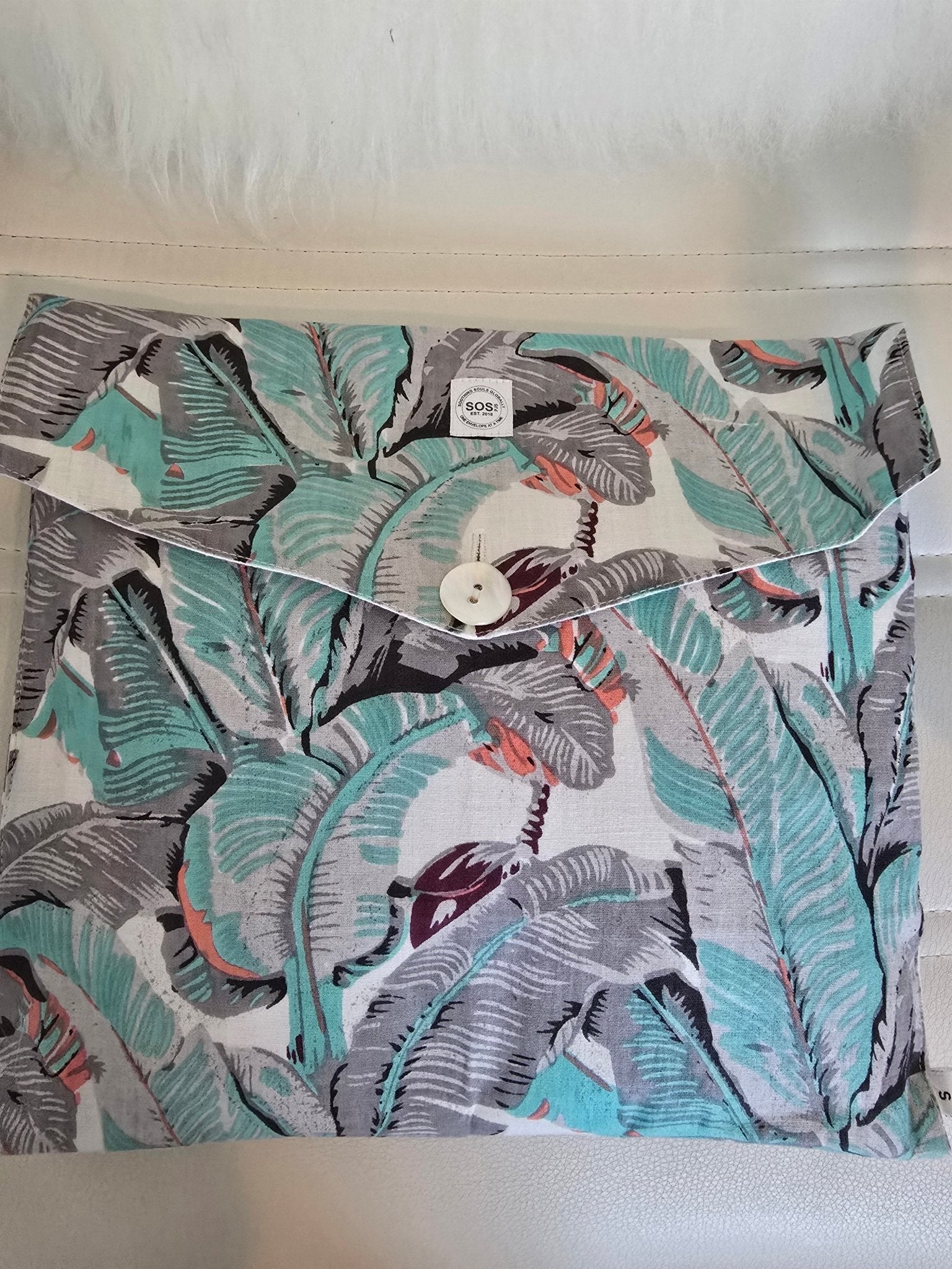Neutral Palms PJ Short Set