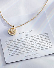 Never Lost Gold Pendant Necklace