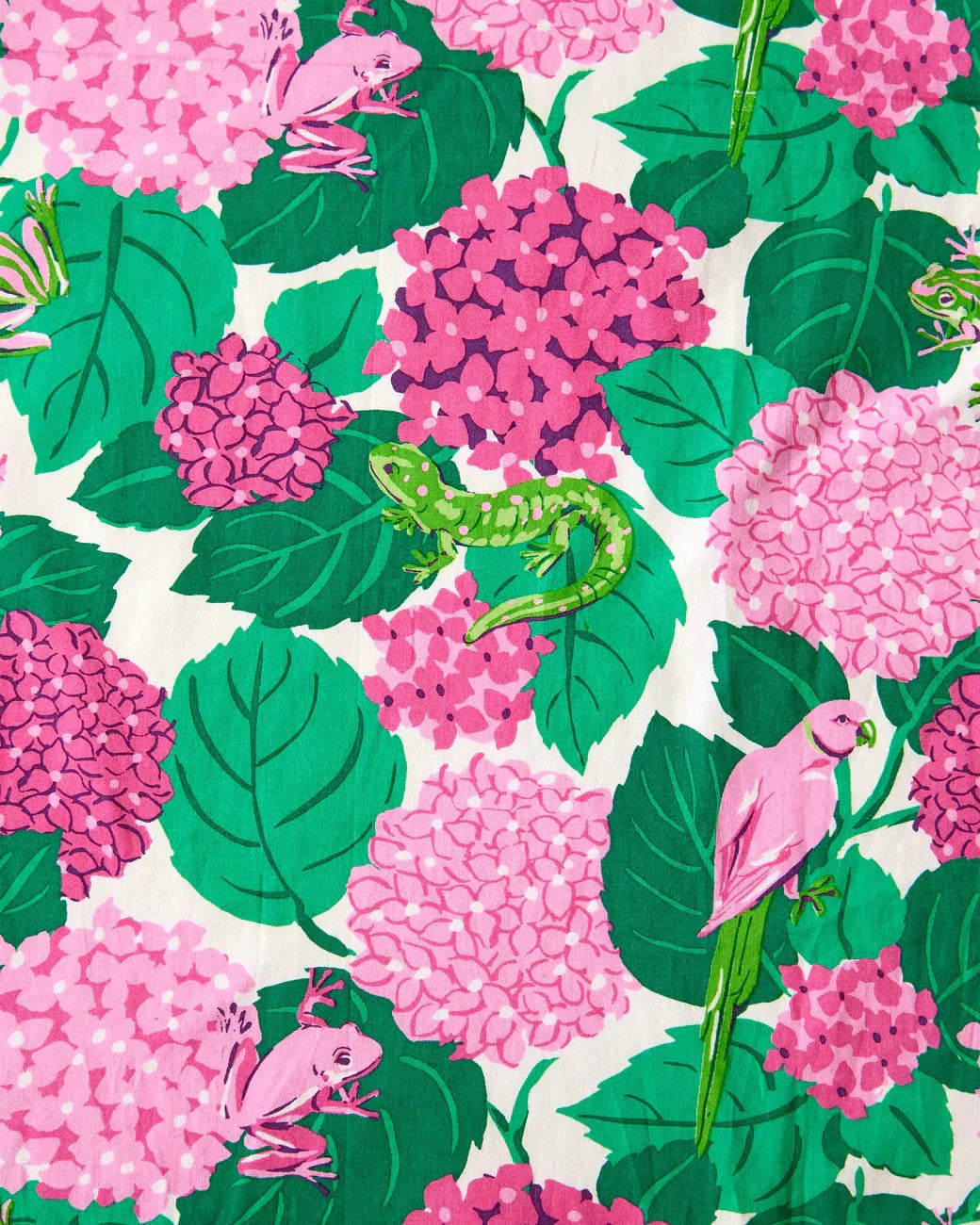 Pink Hydrangea Short PJ Set