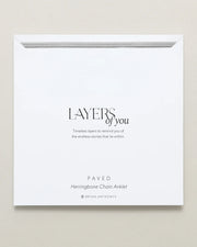 Silver Herringbone Necklace