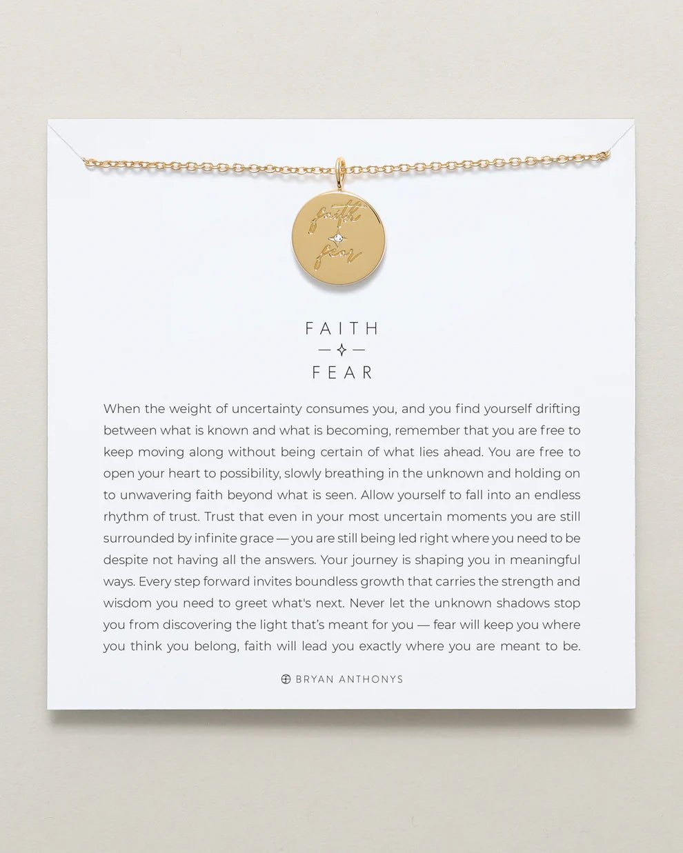 Faith Over Fear Necklace