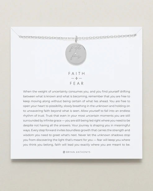 Faith Over Fear Necklace