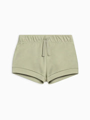 Havana Shorts with elastic waistband and decorative drawstring, 100% organic cotton.
