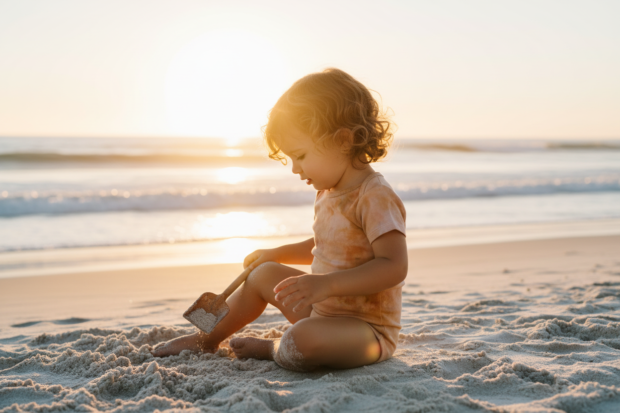 Desert Sunset Onesie - Actual Product Beach Lifestyle