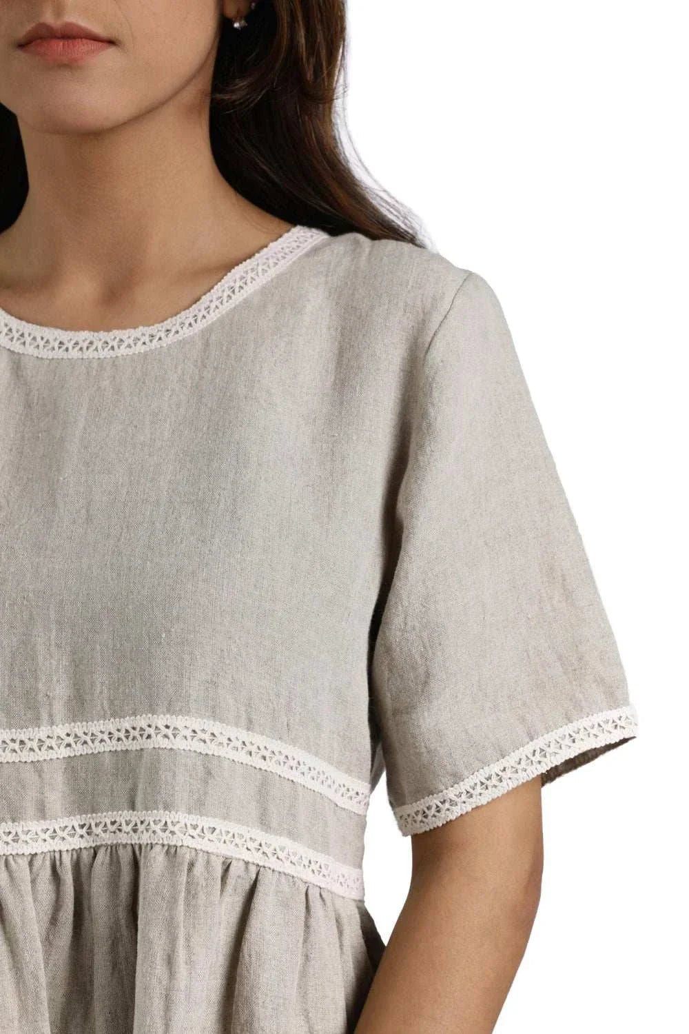 High Frequency Organic Linen Dress - Natureworks Design