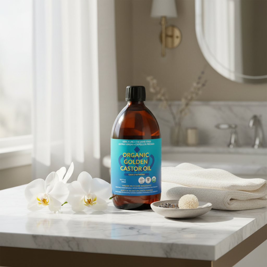 Organic Castor Oil - Marble Vanity