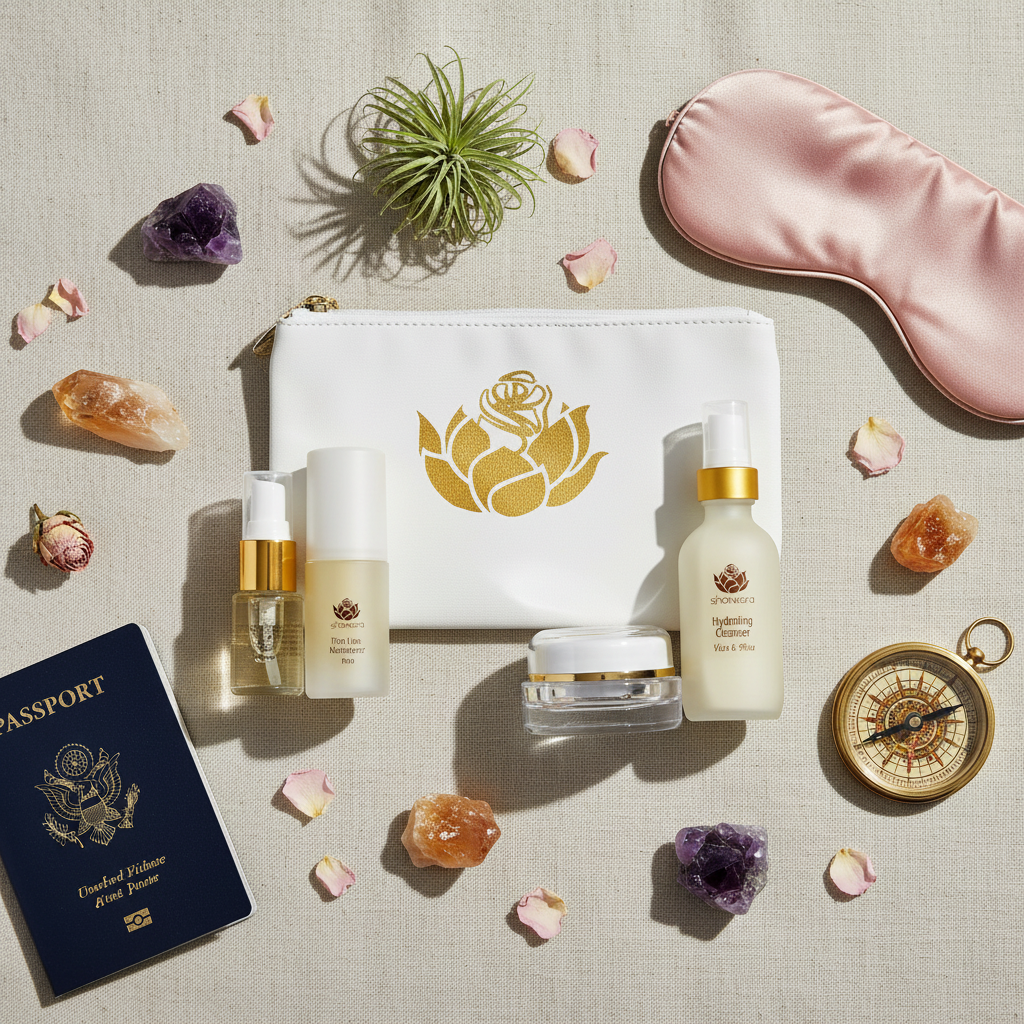 Shankara Travel Kit - Travel Flat Lay