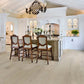7.5" WIRE BRUSHED ASPEN WHITE OAK WOOD FLOORING
