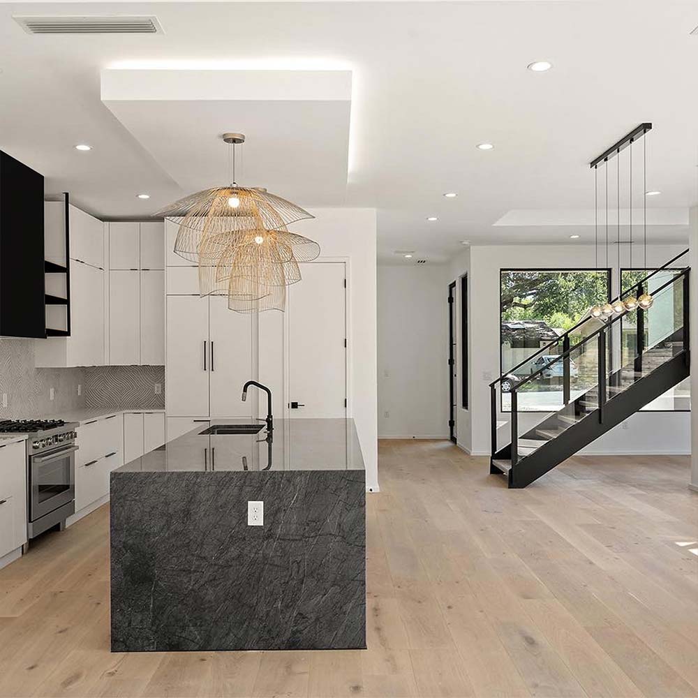 7.5" WIRE BRUSHED ST. MORITZ WHITE OAK WOOD FLOORING