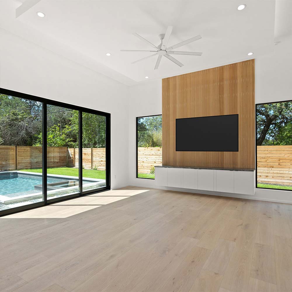 7.5" WIRE BRUSHED ST. MORITZ WHITE OAK WOOD FLOORING