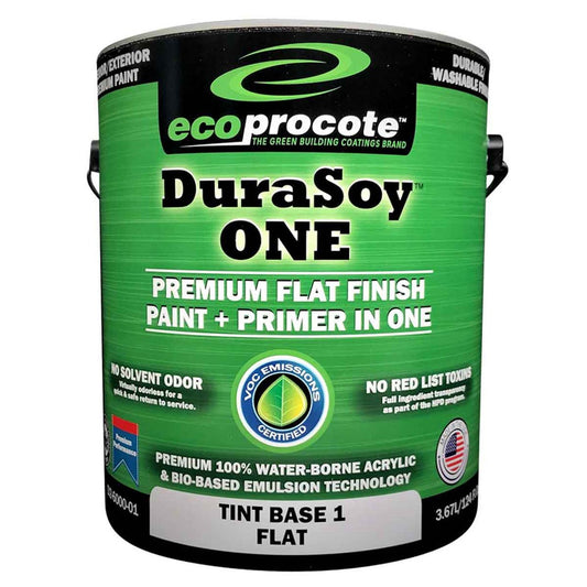 DuraSoy ONE Paint + Primer, Flat, Factory Tinted