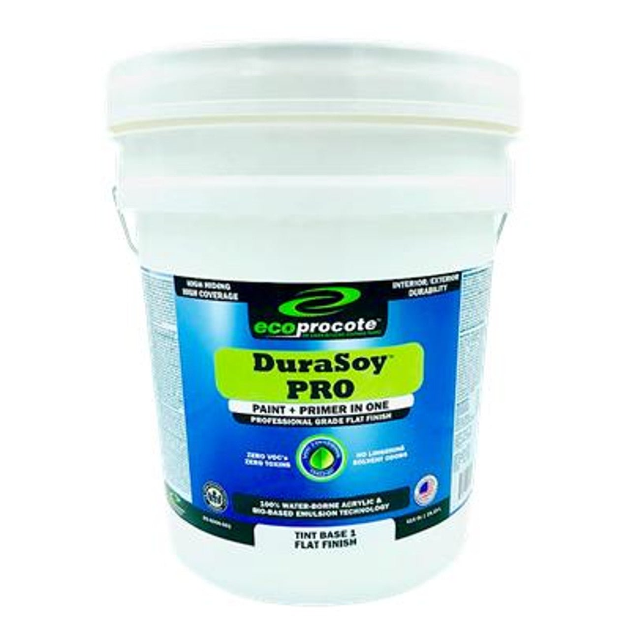 DuraSoy PRO Paint + Primer, Flat, Factory Tinted