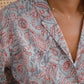 Soft Organic Pajamas Vintage Blue