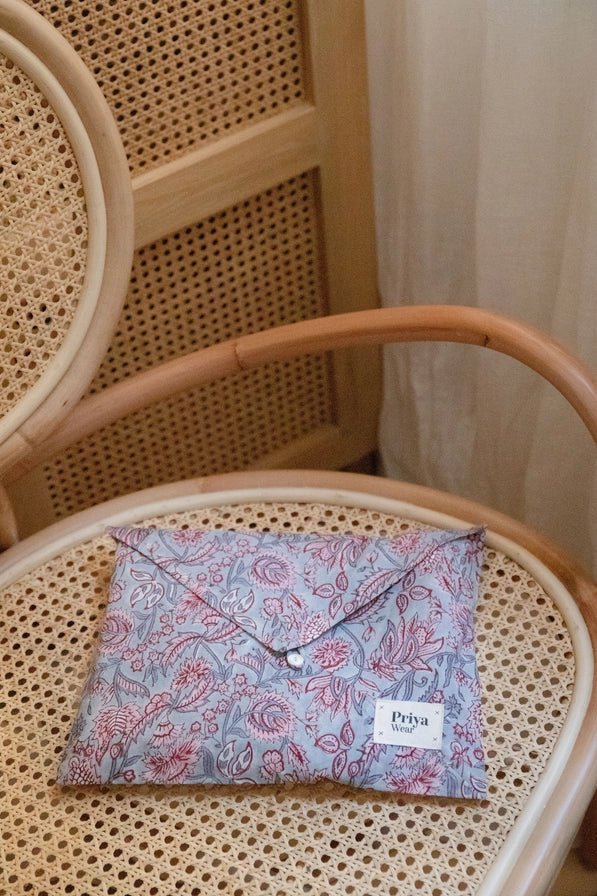 Soft Organic Pajamas Vintage Blue