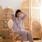 Soft Organic Pajamas Vintage Blue