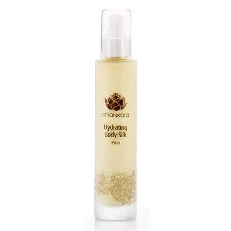 Hydrating Body Silk luxury body lotion bottle.