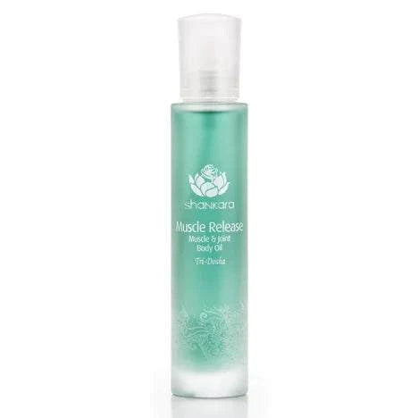 Muscle Release Oil bottle with soothing blend for muscle relaxation and joint health.