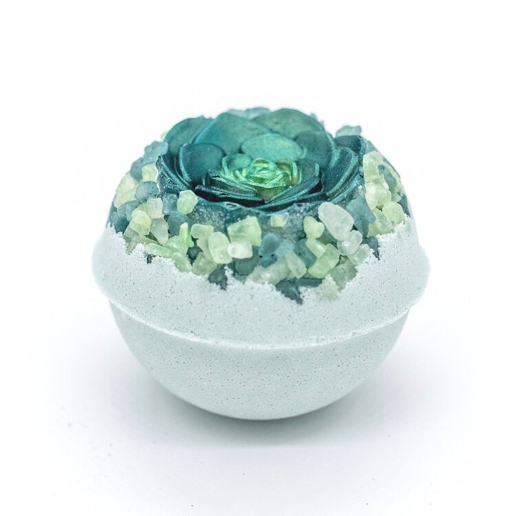 Oatmeal Succulent Soap Green + Bath Bomb - Mountains to Sea - Your Soul Purpose