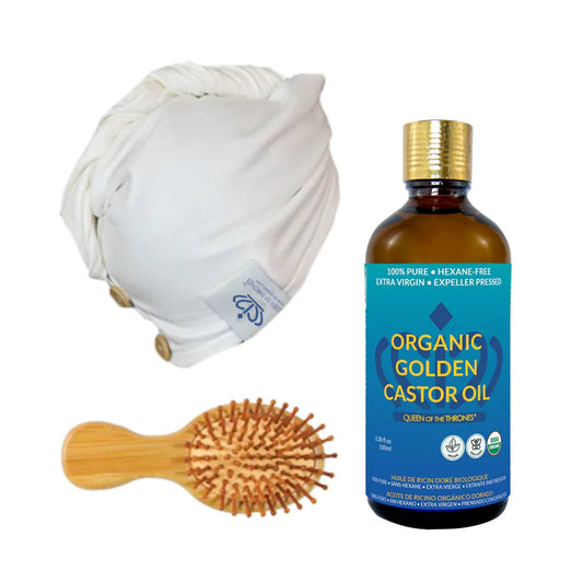 Castor Oil Hair Mask Kit