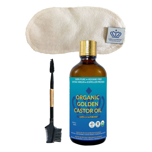 Castor Oil Eye Compress Kit
