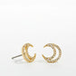 TO THE MOON AND BACK STUD EARRINGS