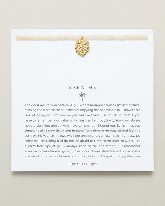 BREATHE BEADED NECKLACE