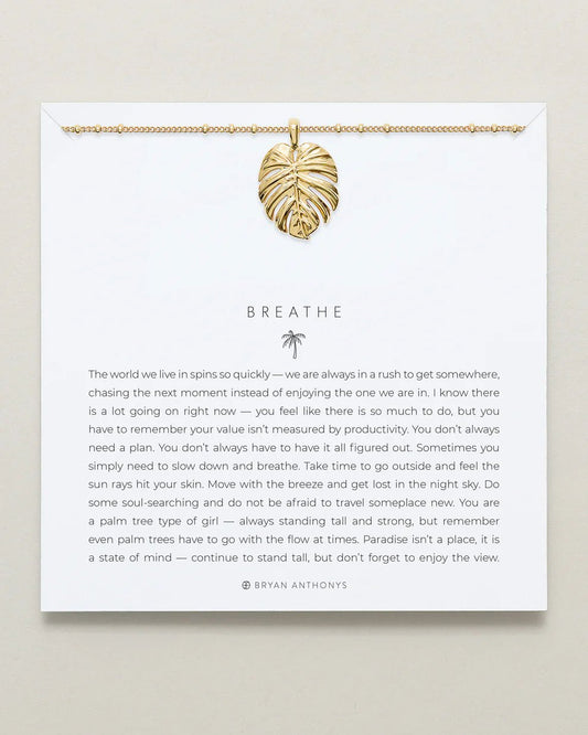 BREATHE PENDANT NECKLACE