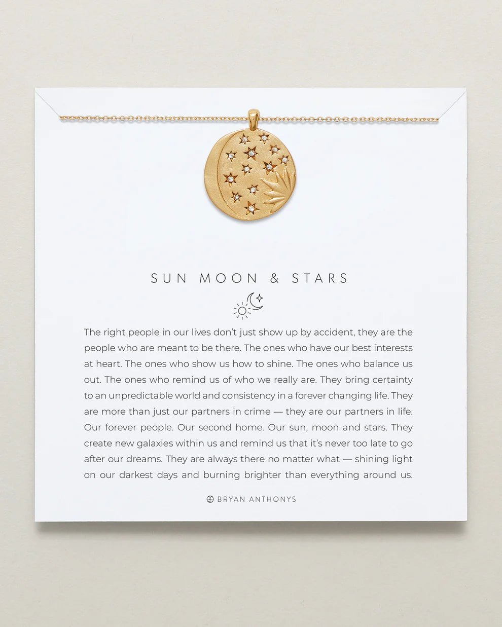 SUN MOON & STARS NECKLACE