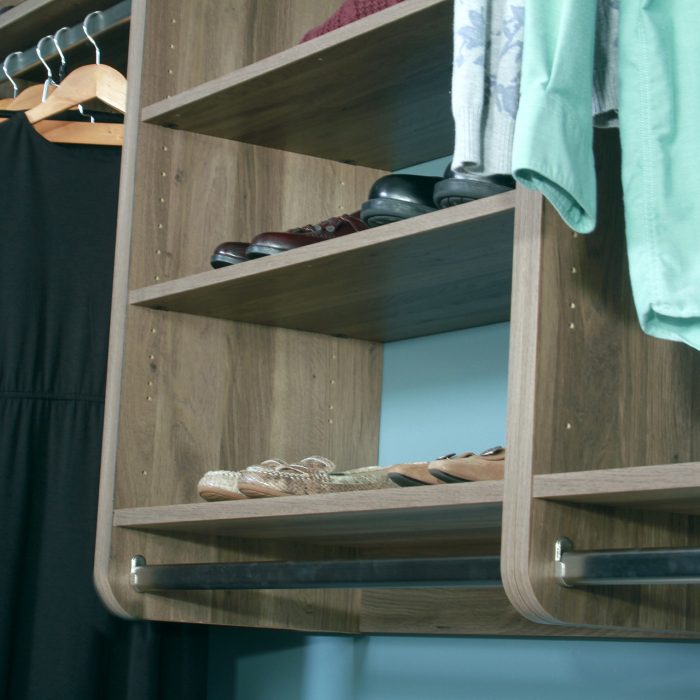Salt Oak Closet Cabinets