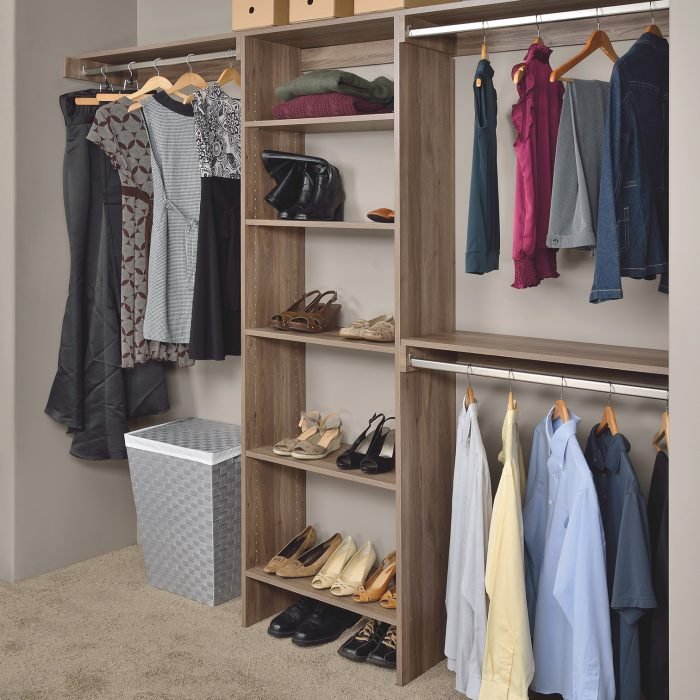 Salt Oak Closet Cabinets