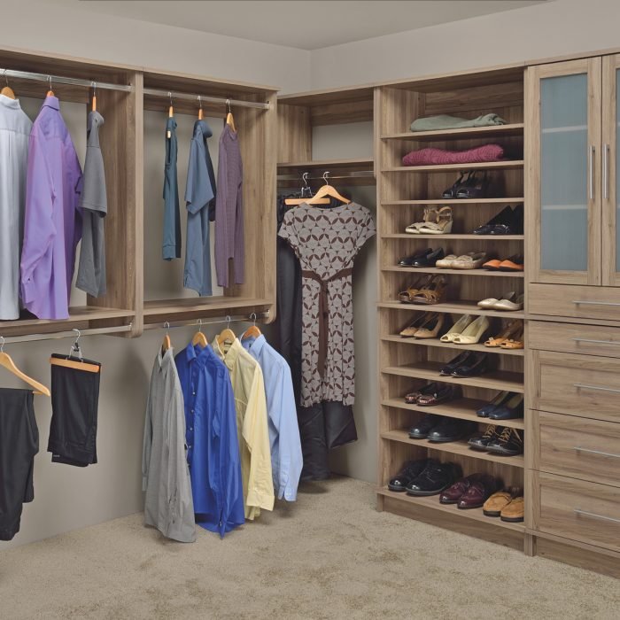 Salt Oak Closet Cabinets