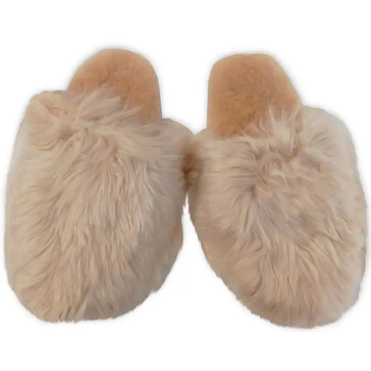 Fuzzy Fur Alpaca Slippers
