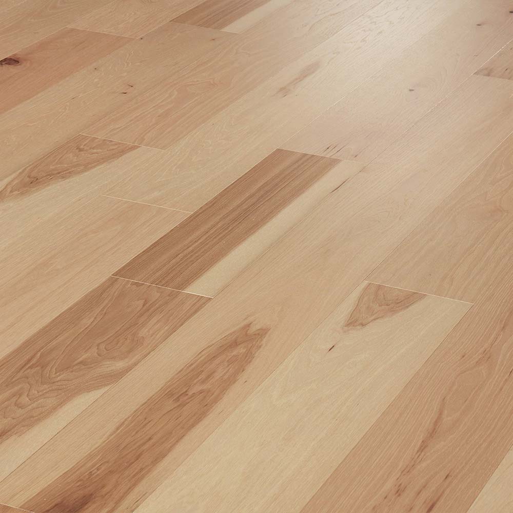 7.5" WIRE BRUSHED TETON HICKORY WOOD FLOORING