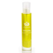 Energizing Body Oil bottle with natural essential oils for revitalizing energy boost.