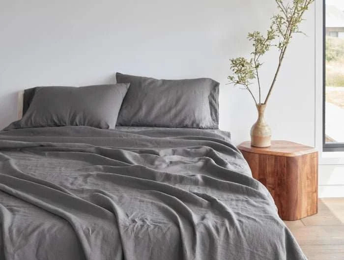 Organic Relaxed Linen Sheets - Natureworks Design