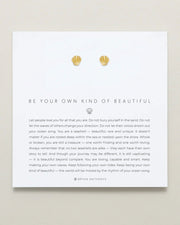 BE YOUR OWN KIND OF BEAUTIFUL ICON EARRINGS - Natureworks Design