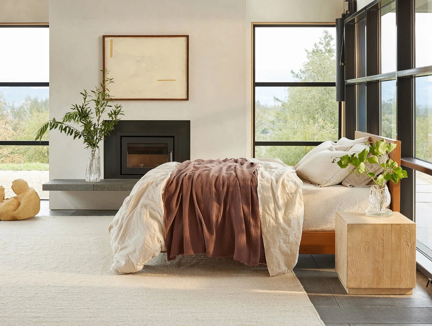 Topanga Organic Matelasse Blanket