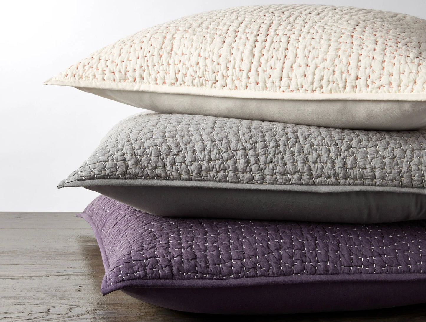 Pebbled Handstitched Organic Quilt