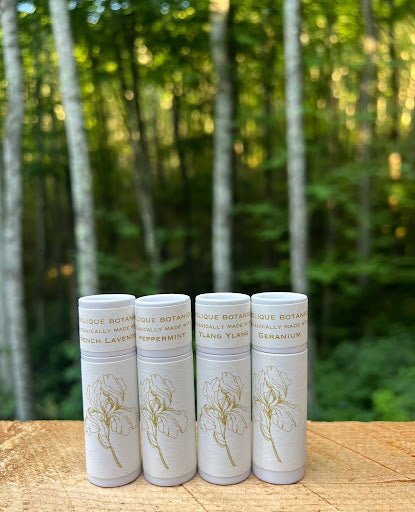 .33 oz / 9.8 ml Plant- Based Chapsticks in Recyclable Tube with Pure Essential Oils