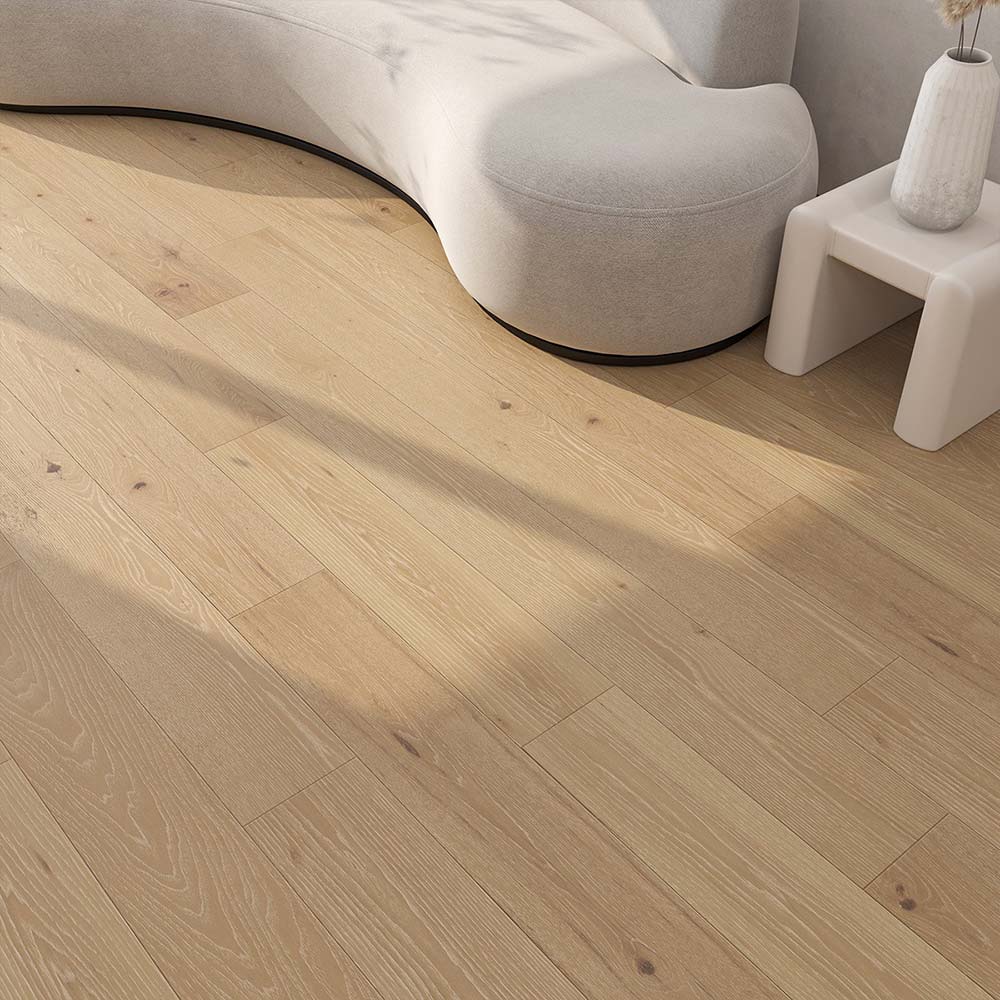 7.5" WIRE BRUSHED ZION HICKORY WOOD FLOORING