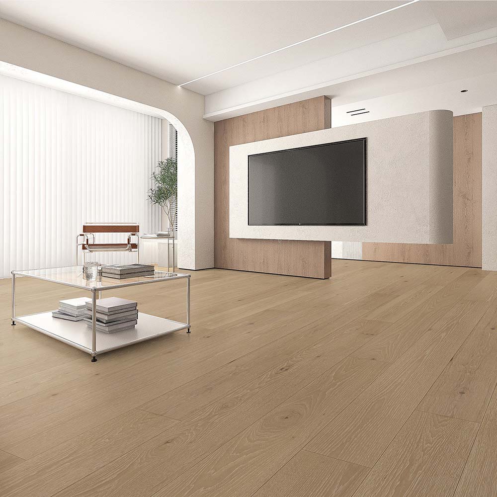 7.5" WIRE BRUSHED ZION HICKORY WOOD FLOORING