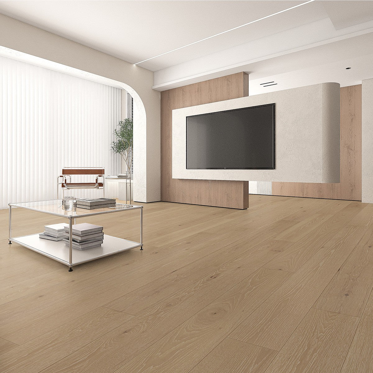 7.5" WIRE BRUSHED ZION HICKORY WOOD FLOORING